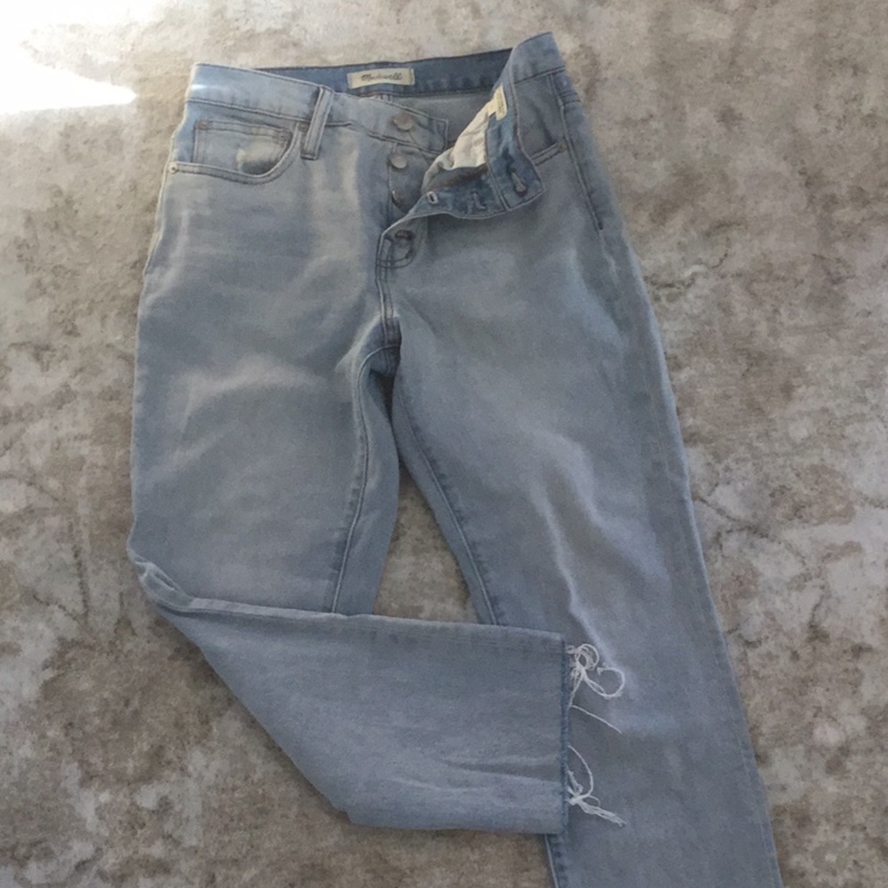 Madewell High-Rise Slim Crop Boyjean size 25